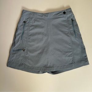 LL Bean Comfort Trail skort light blue